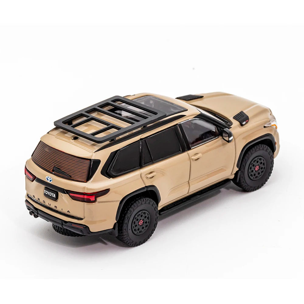 GCD 1/64 Scale Diecast Alloy TOYOTA Sequoia XK80 TRD Pro Toys Cars Model Classics Nostalgia Adult Gifts Souvenir Static Display