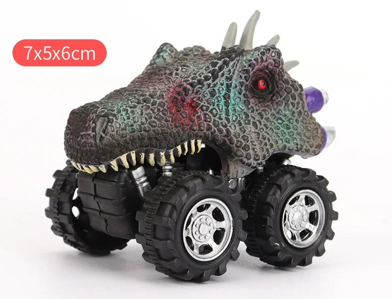 Dinosaur Toys Pull Back Cars Mini Monster Truck Car Toy Set for Kids Toddlers Boys Girls Gifts