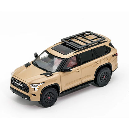 GCD 1/64 Scale Diecast Alloy TOYOTA Sequoia XK80 TRD Pro Toys Cars Model Classics Nostalgia Adult Gifts Souvenir Static Display