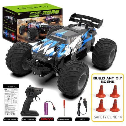 JJRC Q175 Double Motors Drive 2.4GHz RC Off Road Car With LED Light 1:18 Off-Road Truck Toys Children's Gifts Remote Control Car