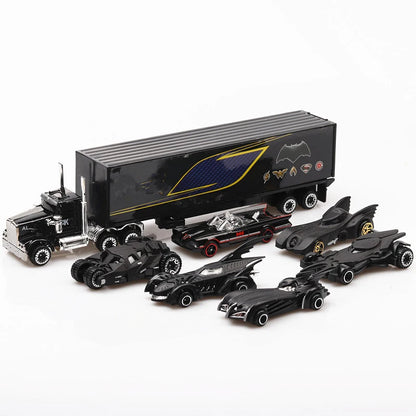 7pcs/Set Bat Diecast Metal Cars 1:64 Alloy Cars Truck Model Classic Cars Toy Vehicles Christmas Gift Kids Toys Cars