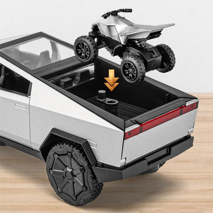 1:32 Cyber Toy Truck Car Model Alloy Car Die Cast Toy Car Model Sound and Light Children's Toy Collectibles