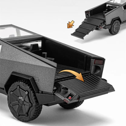 1/32 Cyber Toy Truck Pickup Alloy Car Truck Model Diecasts Metal Off-Road Vehicles Model Simulation Sound Light Kids Toys Gift