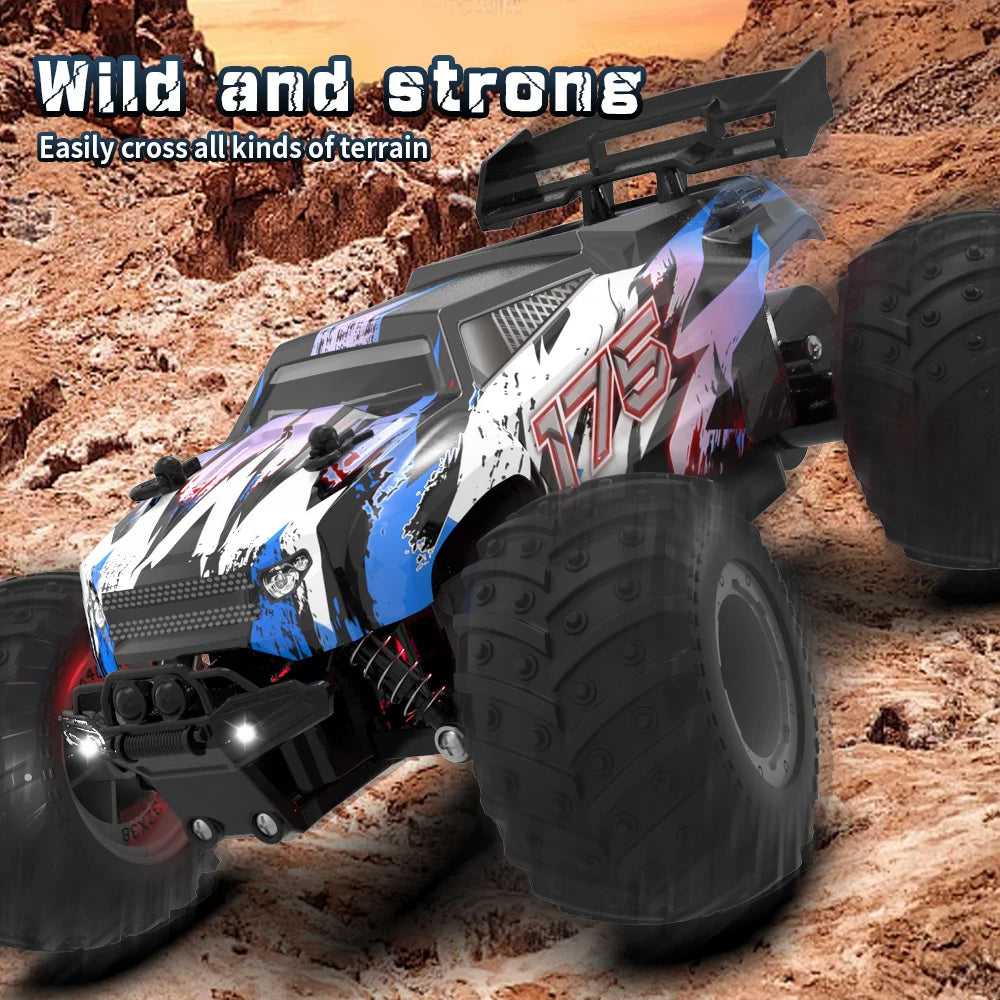 JJRC Q175 Double Motors Drive 2.4GHz RC Off Road Car With LED Light 1:18 Off-Road Truck Toys Children's Gifts Remote Control Car