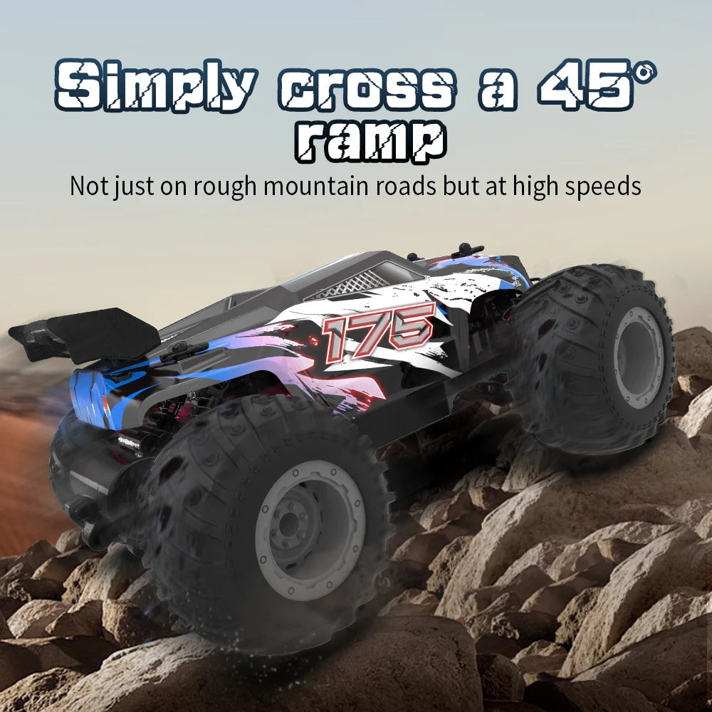 JJRC Q175 Double Motors Drive 2.4GHz RC Off Road Car With LED Light 1:18 Off-Road Truck Toys Children's Gifts Remote Control Car